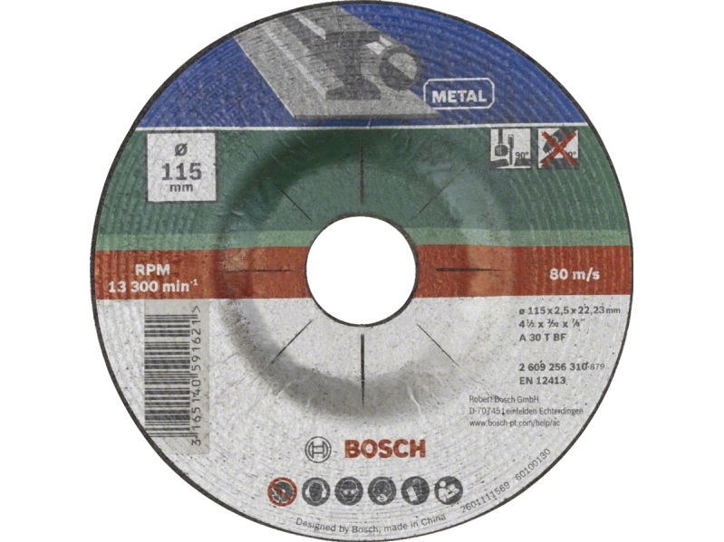 Bosch Skärsax metall 115X2,5MM GL | Verktyg & Verkstad - Handverktyg - Tillbehör til Handverktyg | GameStuff