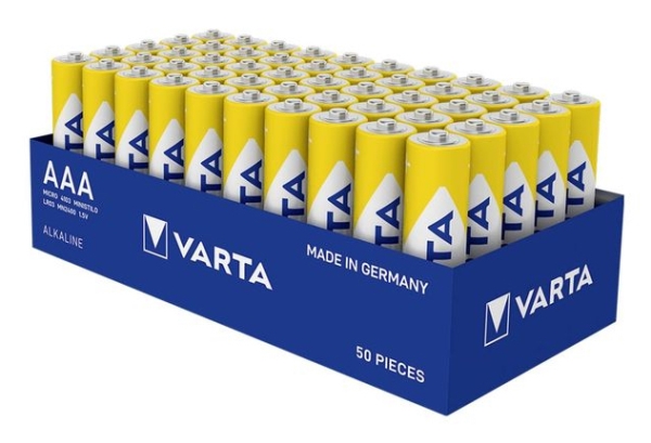 Varta Energy, Einwegbatterie, Aaa, Alkali, 1,5 V, 50 Stück(E)