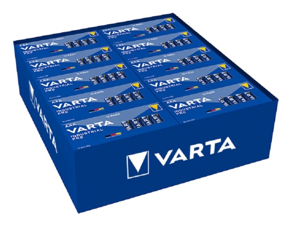 Varta Industrial Pro, Engangsbatteri, AAA, Alkaline, 1,5 V, 700 stk