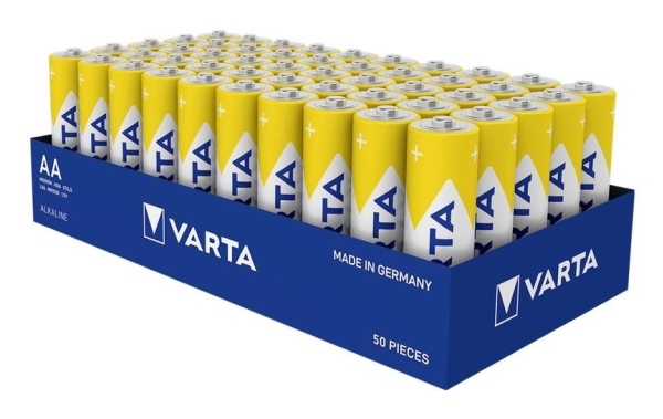 Varta Energy Mignon, Engangsbatteri, AA, Alkaline, 1,5 V, 50 stk