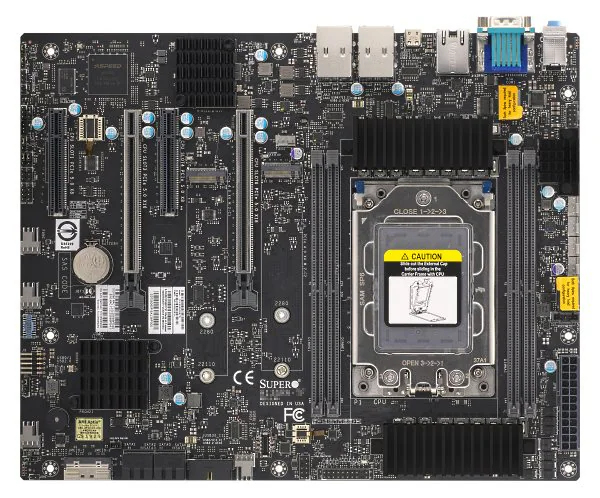 Supermicro Mbd-H13sra-Tf, Amd, Socket Str5, Amd Ryzen Threadripper 1000 Series, Ddr5-Sdram, 4 Tb, Dimm