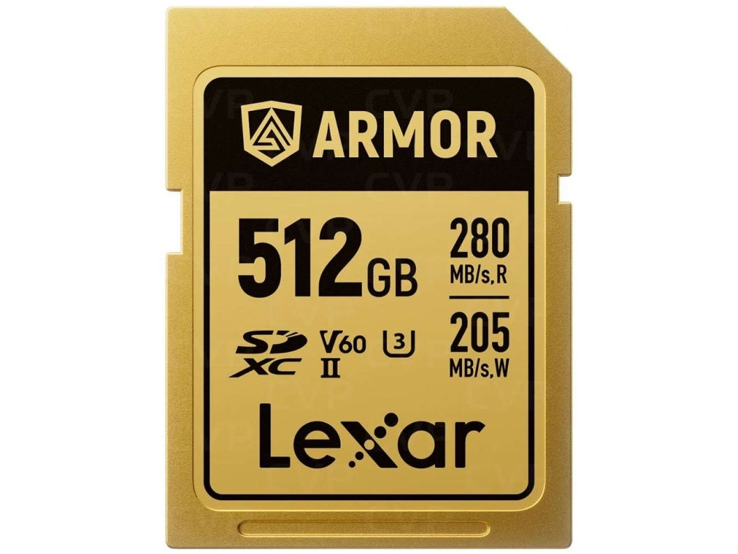 Lexar Lsdamgl512g, 512 Gb, Sdxc, Uhs-Ii, 280 Mb/S, 205 Mb/S, Class 3 (U3)