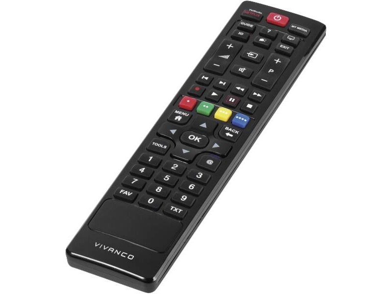 Vivanco Gebrauchsfertige Ersatzfernbedienung Für Lg - Schwarz, Tv, Ir Wireless, Drucktasten, Schwarz
