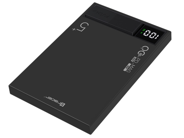 Tracer Airmag1, 5000 Mah, Lithium Polymer (Lipo), Power Delivery, Quick Charge 3.0, Trådløs Opladning, Sort