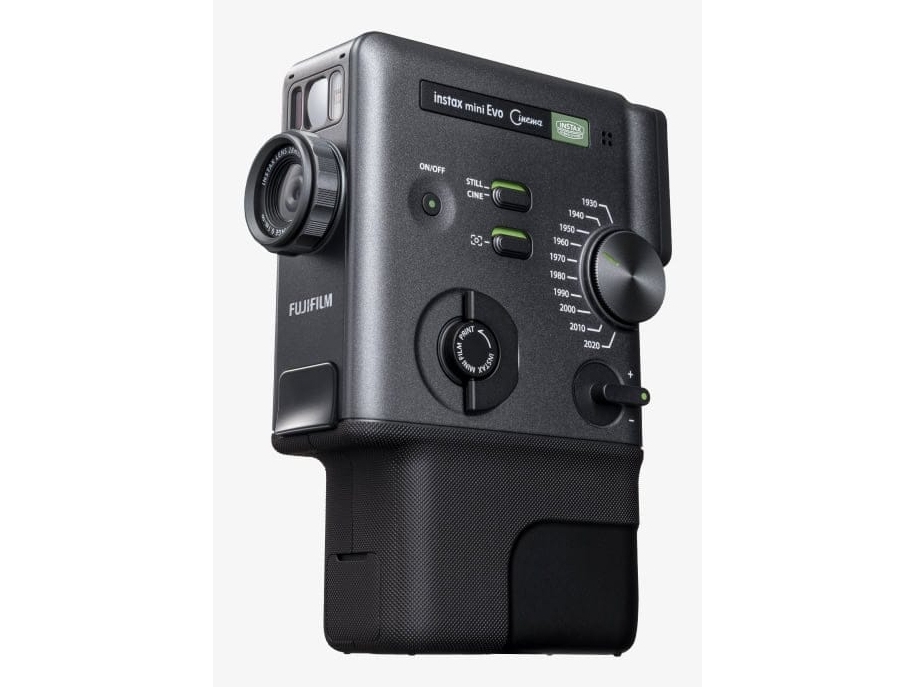 Fujifilm Instax mini evo Cinema, 1/5, 2560 x 1920 pixel, 62 x 46 mm, CMOS, Sort, 28 mm