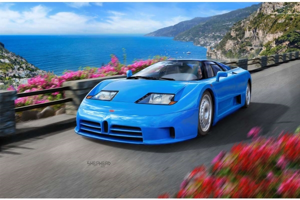Revell Modelbyggesæt - Bugatti Eb110 (07353)