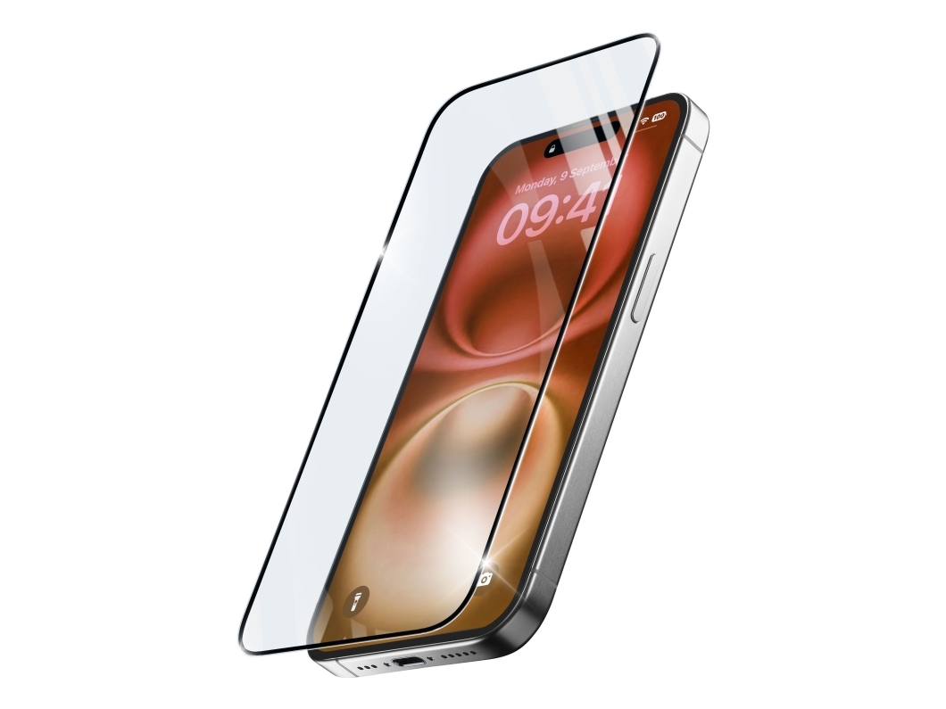 Cellularline Fortified Xtreme Glass - Iphone 16, Apple, Iphone 16, Fallbeständig, Schlagfest, Kratzresistent, Transparent, 1 Stück(E)