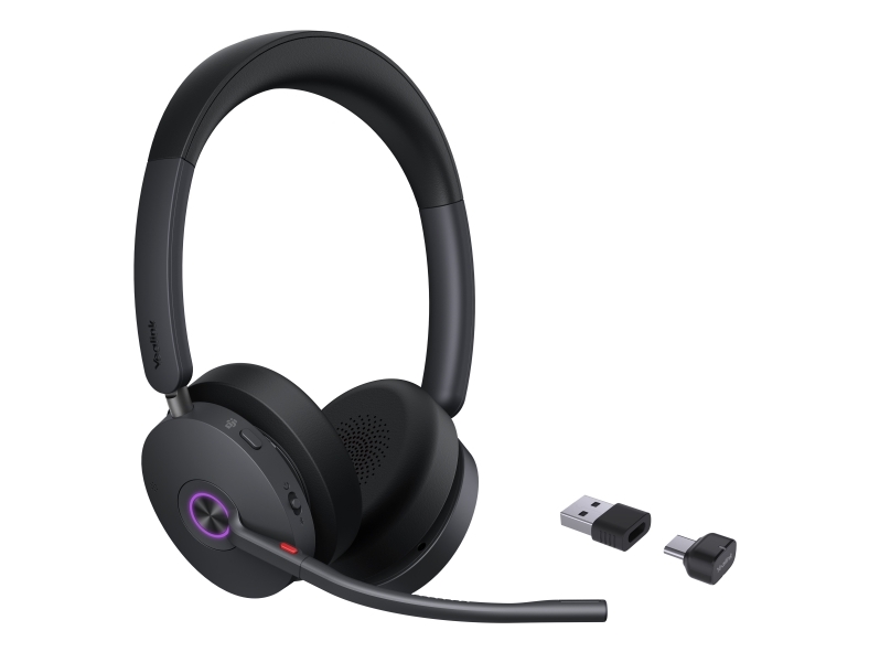 Yealink Bh74 Teams Usb-C/A Headset, Kabellos, Büro/Callcenter, 162 G, Kopfhörer, Schwarz