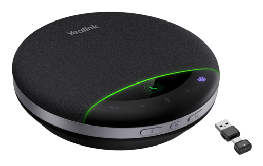 Yealink Sp96 Med Dongle Usb-C/A Højttalertelefon, Universel, Sort, Besvar/Afslut Opkald, Bluetooth Parring, Microsoft Teams Button, Slå Lyden Fra, Pa