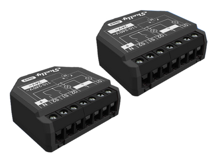 Shelly 2PM Gen3 (2-pack) | Bilvård & Biltillbehör - Garage utrustning - Laddningsställ & Laddkablar | GameStuff