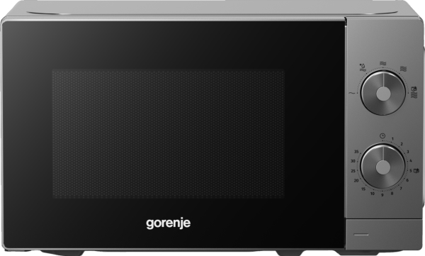 Gorenje MO20E1T4, Bänkdiskmaskin, Enbart mikrovågsugn, 20 l, 700 W, Rotations-, Rostfritt stål | Vitvaror - Ugnar - Mikrovågsugnar | GameStuff