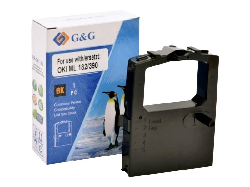 G&G Farbband Kompatibel Mit Oki 09002303/ Ml182