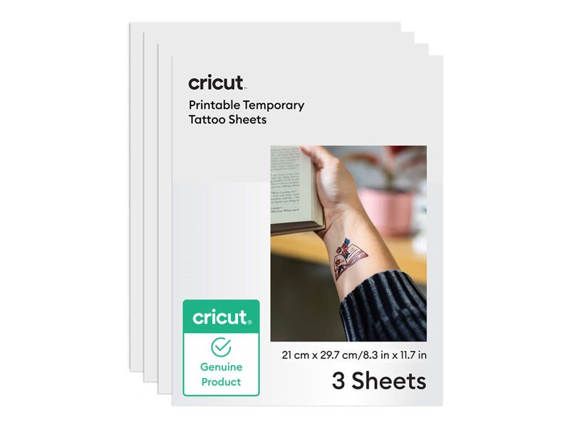 Cricut Printable Tattoo Paper A4 (3) Transparent