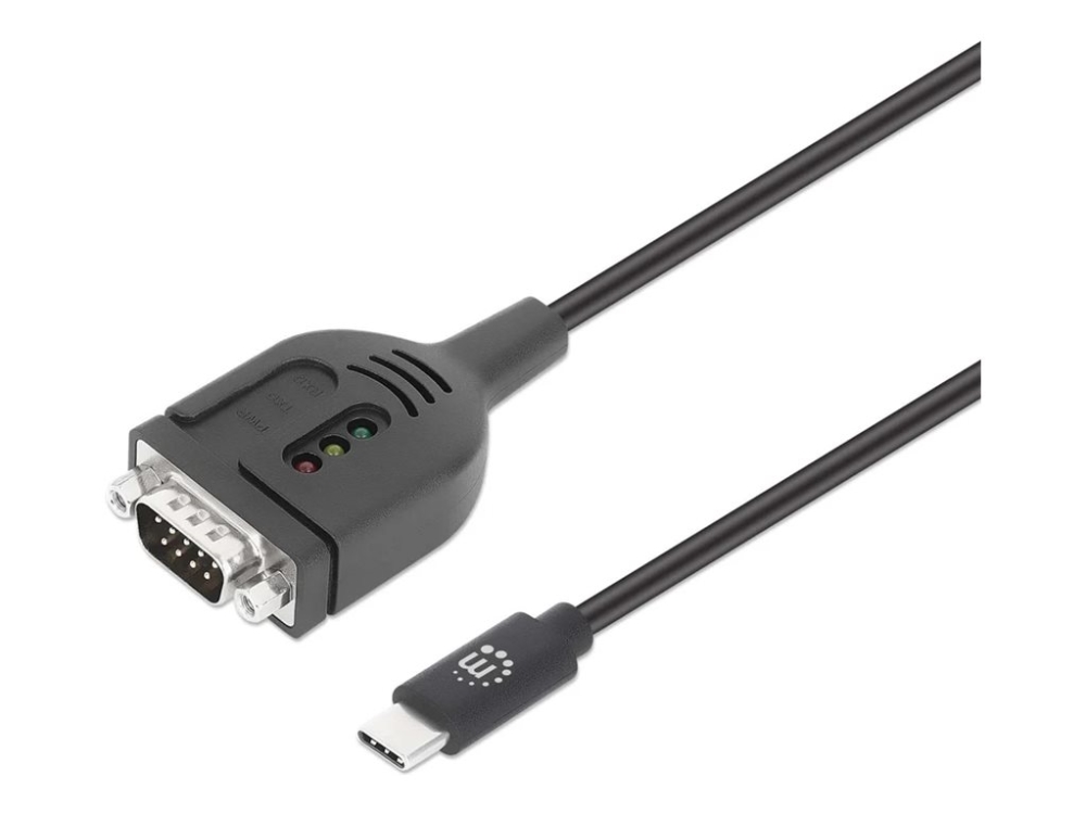 Manhattan Usb-C Auf Seriell Db9/Rs232 Adapter Pl2303gt - Adapter - Digital/Daten (154499)