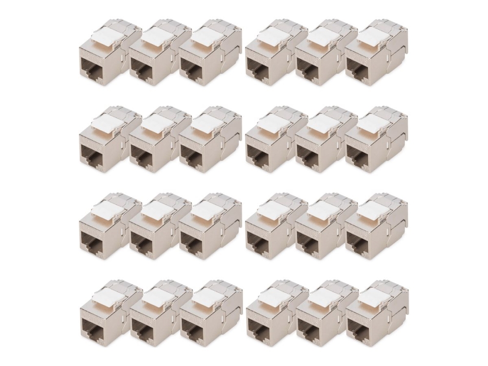 Digitus - Modular Indlæg - Compact, Tool-Free - Cat 6A - Skærmet - Rj-45 (Pakke Med 24)