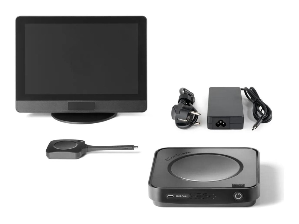 Barco ClickShare Hub Core - Modulært videokonferencesystem - med ClickShare Control Panel - power adapter included