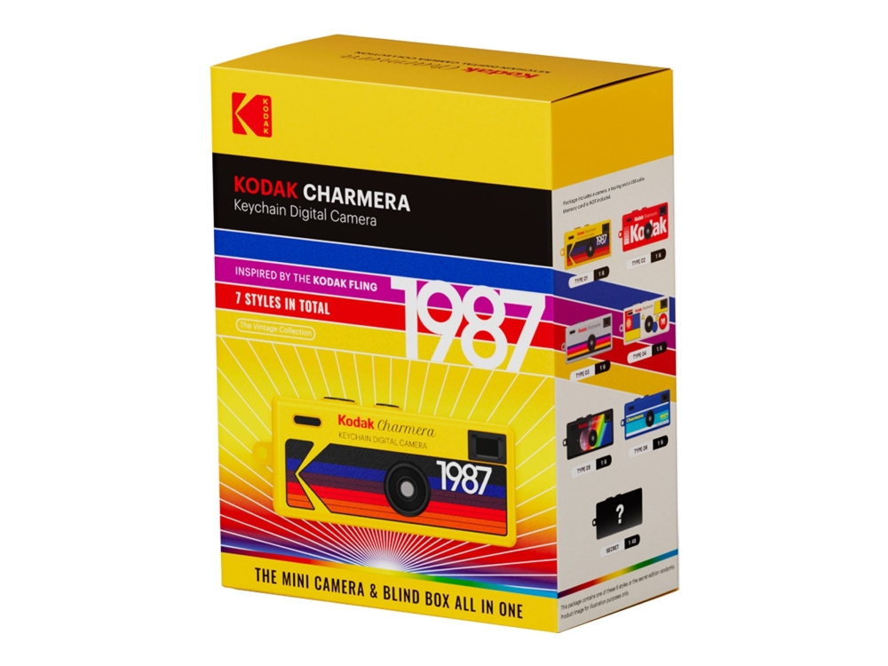 Kodak Blind Box Collection CHARMERA - Digitalkamera - kompakt - keychain - 1.6 MP / 30 fps | Digitala kameror - Kompakt | GameStuff