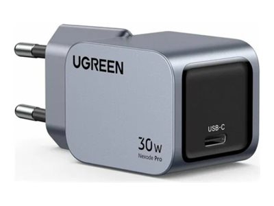 Ugreen Nexode Pro series X703 - Strømforsyningsadapter - GaN - 30 Watt (USB-C) - grå