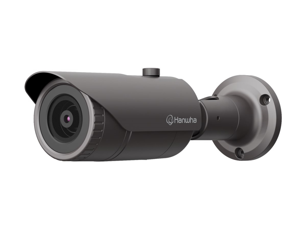 Hanwha Qno-6012R1, Ip-Sicherheitskamera, Innen & Außen, Kabelgebunden, Decke / Schreibtisch, Schwarz, Patrone (Form)