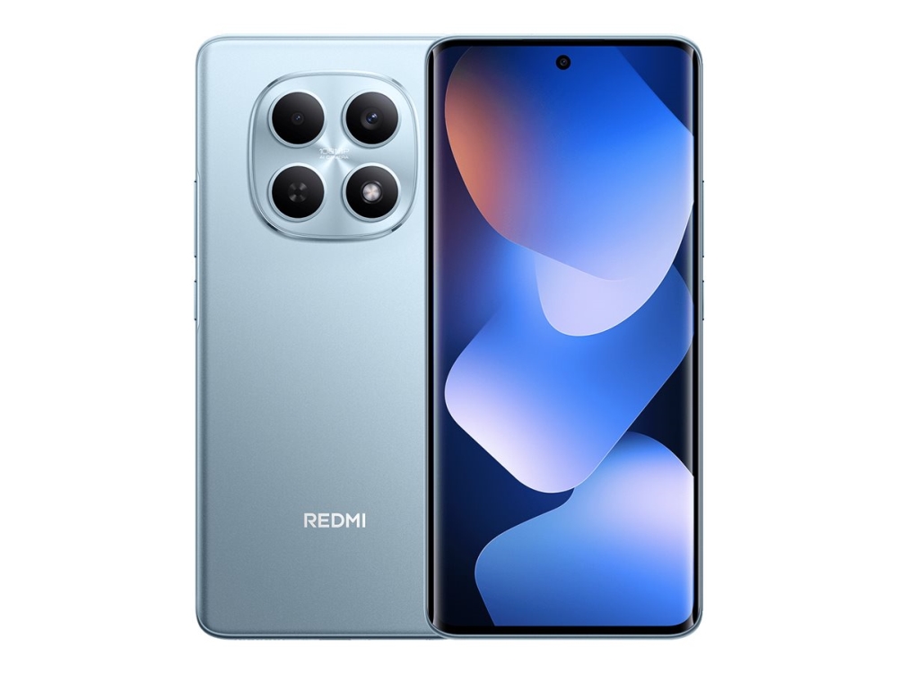 Xiaomi Redmi Note 15 – 4G smartphone – dual-SIM – RAM 8 GB / Intern hukommelse 256 GB – microSD slot – OLED-skærm – 6.77 – 2392 x 1080 pixels (120 Hz) – 2x bagkameraer 108 MP, 2 MP – front camera 20 MP – glacier blå