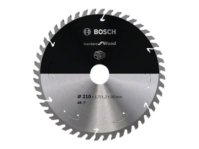 Bosch Standard for Wood-rundsavklinge til batteridrevne save 210x1,7/1,2x30 T48