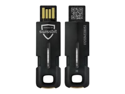 Swissbit iShield Key 2 - Sikkerhedsnøgle (USB-A, NFC) - sort