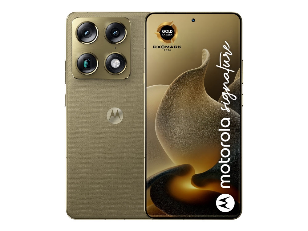 Motorola Signature - 5G Smartphone - Dual-Sim - Ram 16 Gb / Intern Hukommelse 512 Gb - Oled-Skærm - 6.78" - 2780 X 1264 Pixels (165 Hz) - 3X Bagkamer