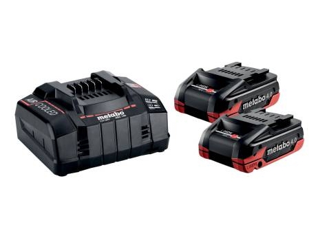 Metabo.Akumuliatorius 18V 8,0Ah Lihd Xtreme 2Vnt.. + Įkroviklis Asc 290 Metabox