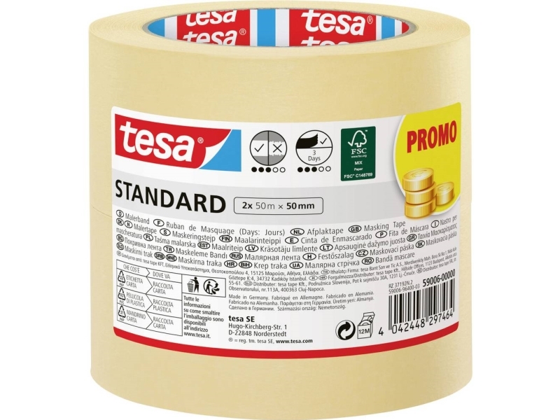 Tesa 59006-00000-01 Malerband (L X B) 50 M X 50 Mm 1 St