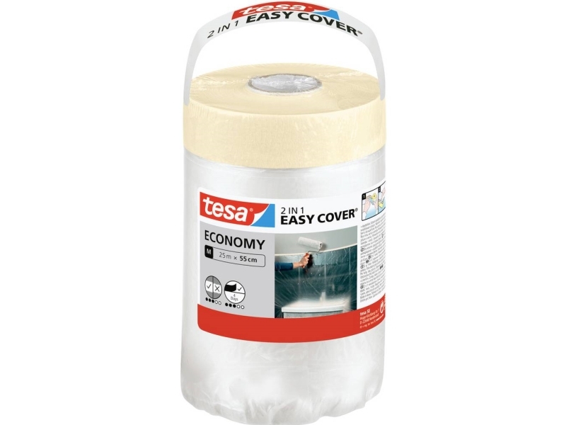 tesa 58882-00000-04 Afdækningsfolie tesa Easy Cover® (L x B) 25 m x 55 cm 1 stk