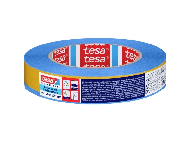 tesa 04470-00001-00 Dobbeltsidet tape tesa® Professional Blå (L x B) 25 m x 25 mm 1 stk