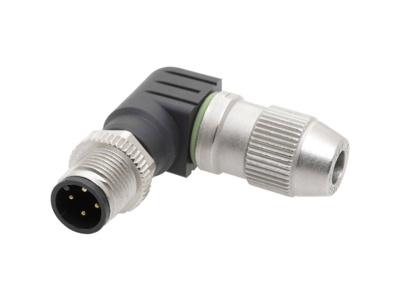 Harting 21011405081 Sensor-, Aktuator-Stik, M12 Stik, Vinklet Pol-Tal (Rj): 4 1 Stk