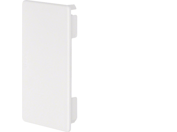 Hager Fb6011069016, Kabelende Dækselbeslag, Hvid, Polyvinylchlorid (Pvc), 110 Mm, 61 Mm