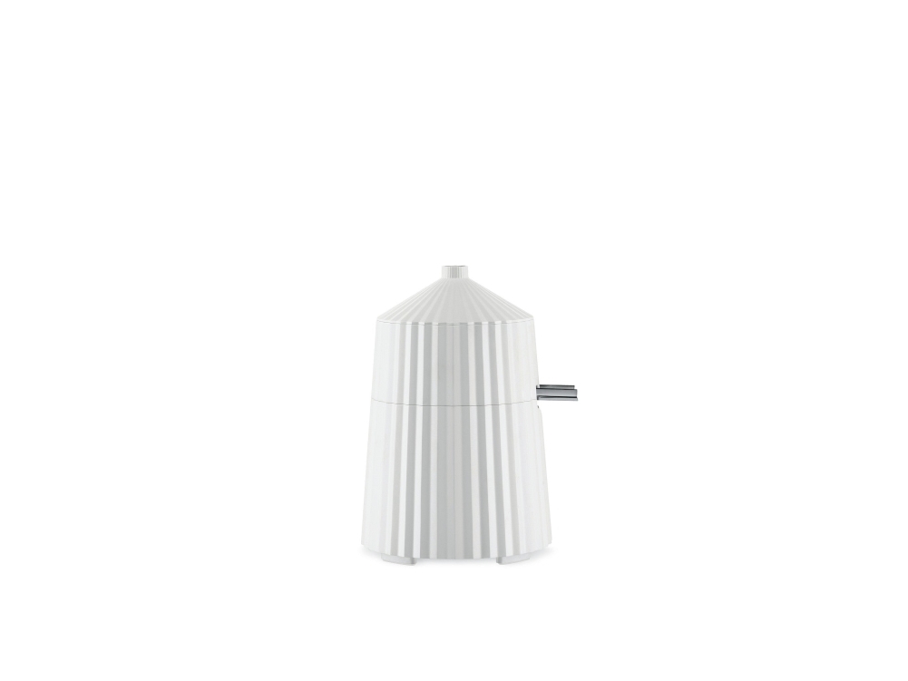 Alessi Elektrische Zitronenpresse Plissé, Weiß (Mdl07 W)