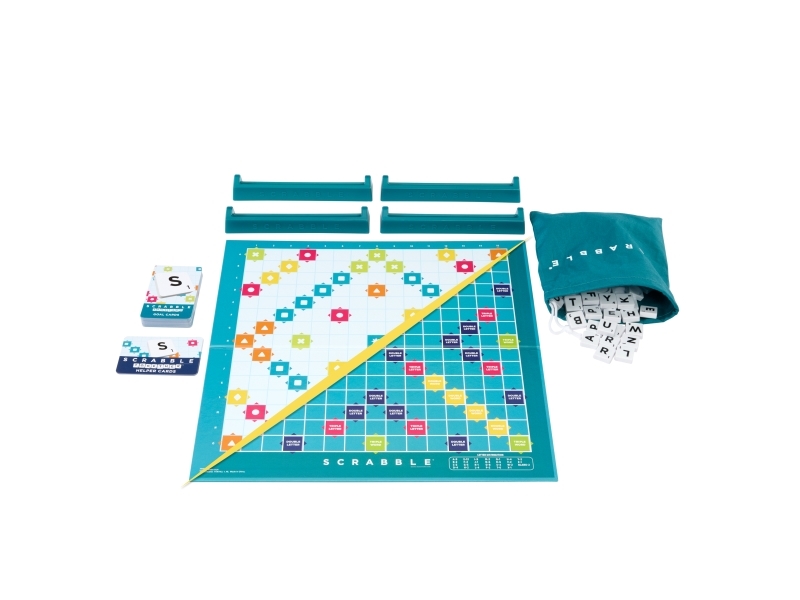 Scrabble Krydsordspil - 2-i-1 brætspil - Mattel