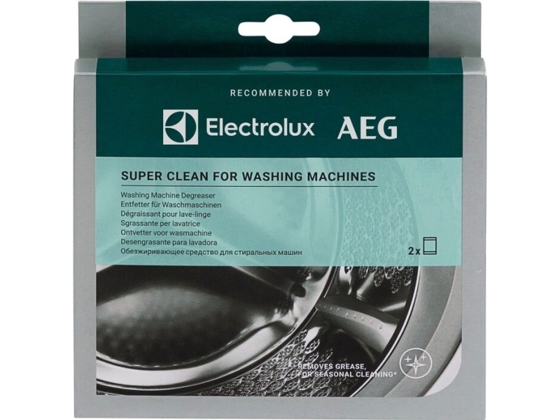 Electrolux M2WCP051, 200 mm, 18 mm, 169 mm, 2 stk, Kasse, GHS05: Ætsende, GHS07: Skadelig