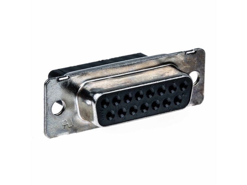 Te Connectivity Amplimite Hdp-20 15 Way Cable Mount D-Sub Connector Socket