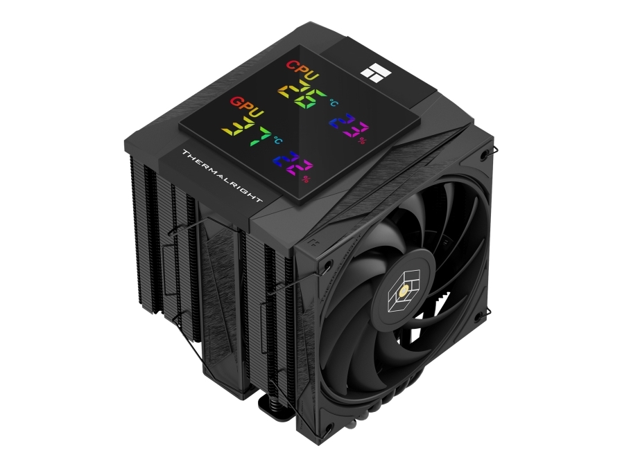 Thermalright Royal Pretor Royal Knight 120 Digital, Air Cooler, 13 Cm, 2150 Rpm, Black