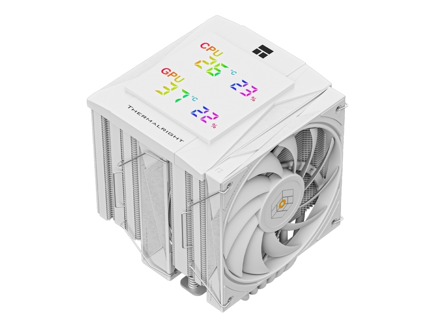 Thermalright Royal Pretor Royal Knight 120 Digital, Luftkøler, 13 Cm, 2150 Rpm, Hvid