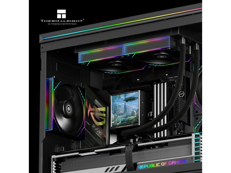 Thermalright Peerless Vision 240 Argb Processor Liquid Cooling Kit 12 Cm Black 1 Pc(S)