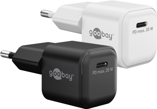 Usb-C Pd Gan Hurtigoplader Nano (20 W) Sortering
