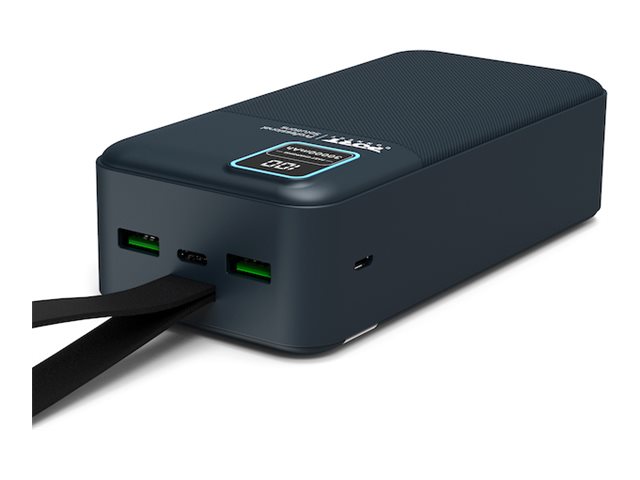 Port Connect Adventure - Powerbank - 30000 Mah - 111 Wh - 2.1 A - Qc - 2 Output-Stikforbindelser (2 X Usb)