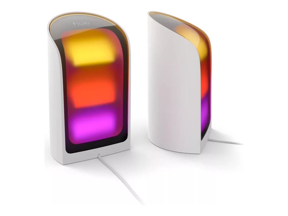 Philips Hue White Und Color Ambiance Hue Play Wandfluter, Intelligente Bordlampe, Bluetooth/Zigbee, Hvid, Syntetisk, Flere, 2000 K