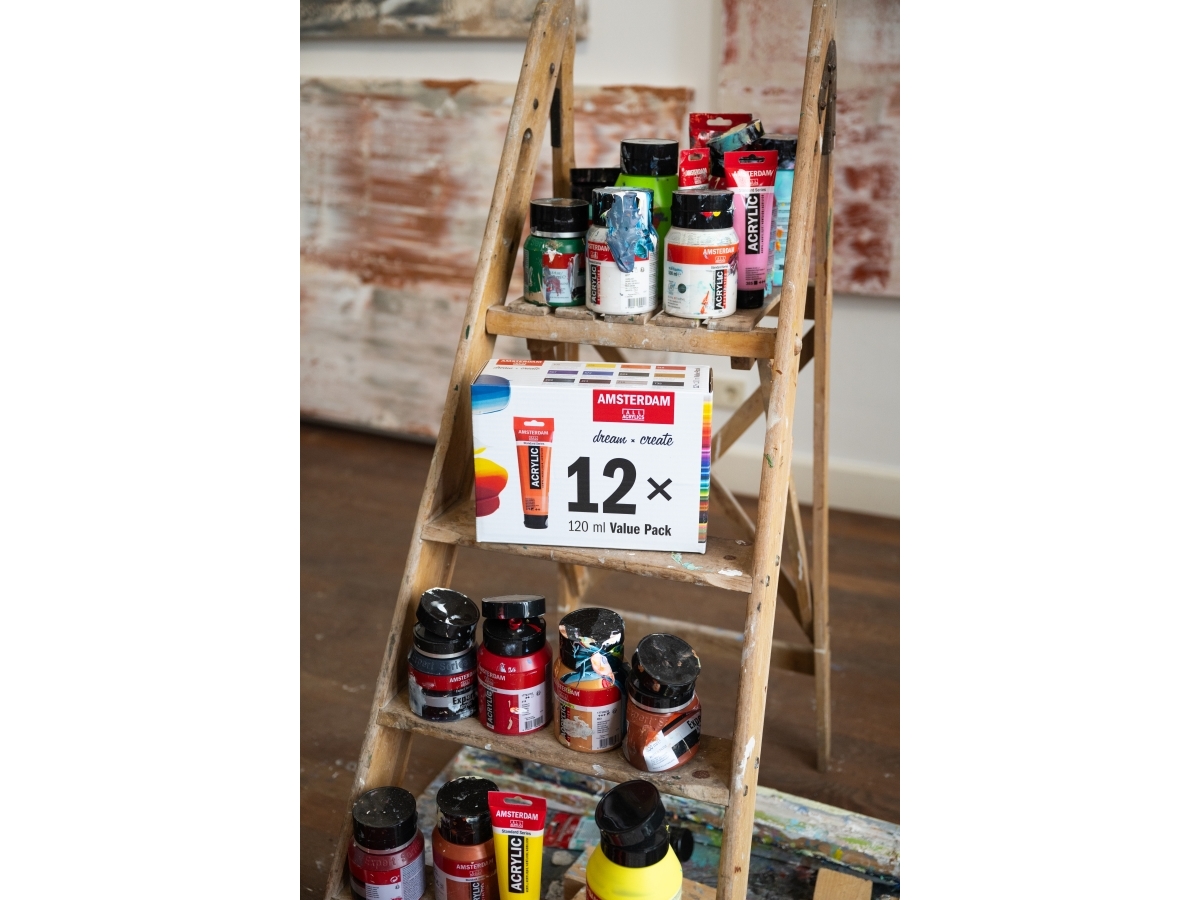 Amsterdam Standard Series Acrylic Paint Value Pack | 12 X