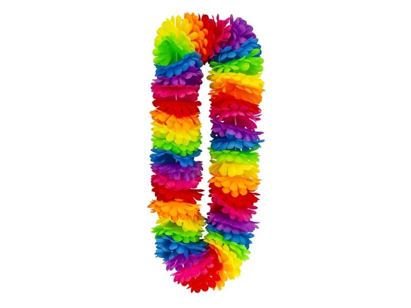 Regenbogen-Hawaii-Kranz