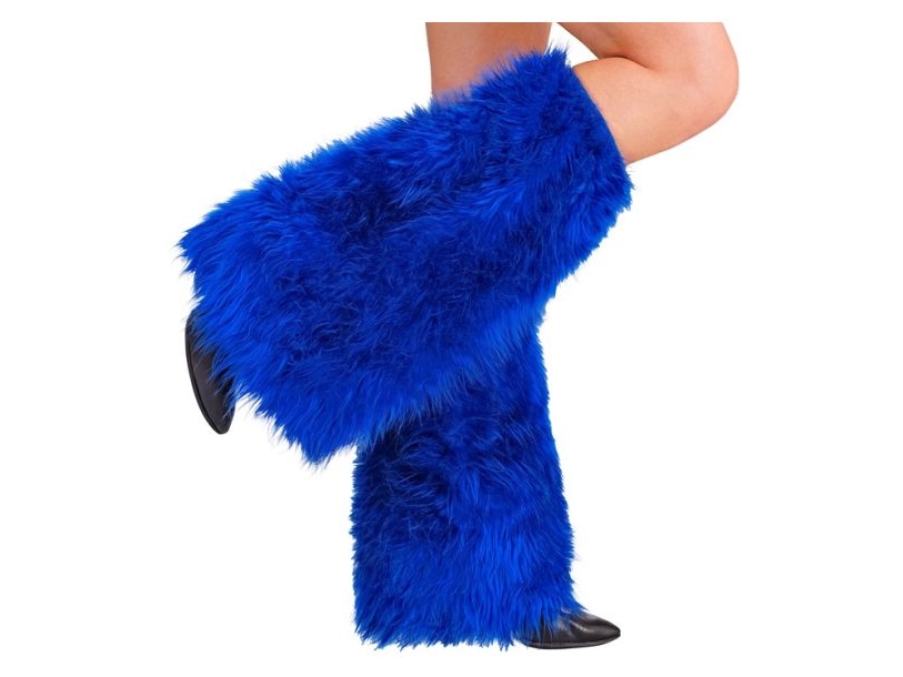 Tummansiniset turkisjalanlämmittimet