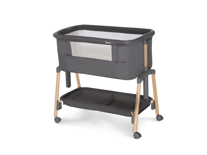 MINI COT SMART GREY | Baby & barn - Sömntid - Resesäng | GameStuff