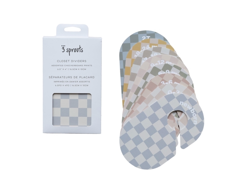 3 Sprouts Skabsdeler (8 stk.), Checkerboard