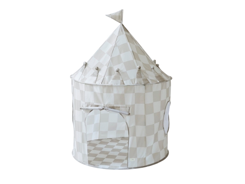 3 prouts Legetelt, Checkerboard beige | Andra leksaksmärken - A-E - 3 groddar | GameStuff