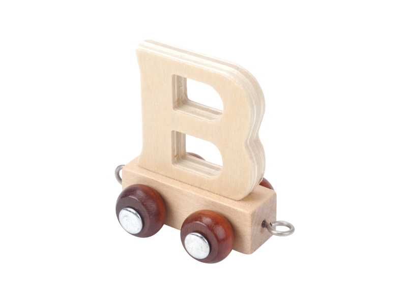 Kinder and Kids LETTER TRAIN B (Natural)